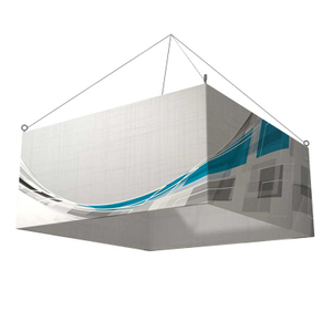 Square Ceiling Tube Hanging Banners